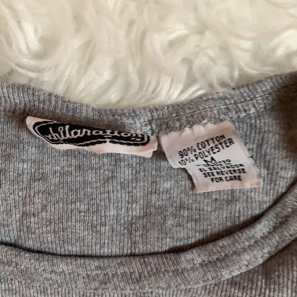 Vintage  exhilaration baby doll top grey - Picture 4 of 4